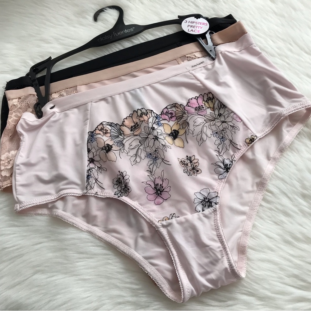 Floral Lace Women's Hipsters Size:3x